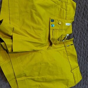 Loft size 12 yellow shorts